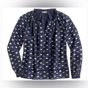 J. Crew Point Sur Popover Top